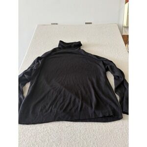 Karen Scott Sweater Womens 3X Black Turtleneck Long Sleeve Pullover Knit Plus